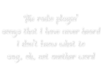 ..:::Text-The radio playin' songs:::.. - ilmainen png