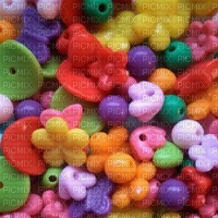 bead shapes background - png gratis
