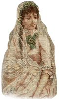 kikkapink woman vintage winter bride - besplatni png