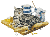 cat chat katze animal tube  animals deco kitchen room chambre küche cuisine - безплатен png