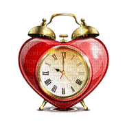 Time Clock Red Gold - Bogusia - gratis png