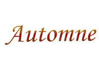 automne text - darmowe png