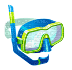Kaz_Creations Deco Beach Snorkel Mask - gratis png