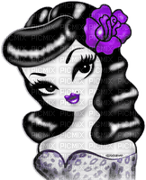 soave woman rockabilly vintage summer pin up - 無料png