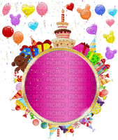 image encre gâteau pâtisserie bon anniversaire transparent edited by me - gratis png