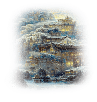 loly33 paysage hiver - 無料png