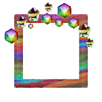 Small Rainbow Frame - Free animated GIF