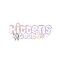 Kittens miaaw (text) - gratis png