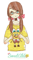 anime cosplay sponge bob - gratis png