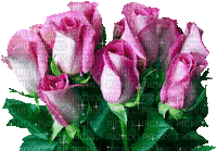Glitter Roses - GIF animasi gratis