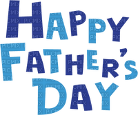 Kaz_Creations Text-Happy-Father's-Day - ücretsiz png