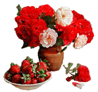 loly33 vase fleur - Ilmainen animoitu GIF