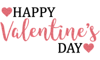 Valentine's Day, text - kostenlos png