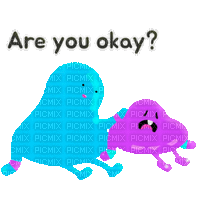 Are you okay? - GIF animasi gratis