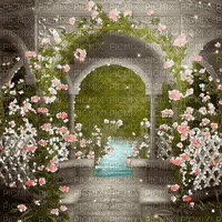 dolceluna animated spring background - GIF animé gratuit