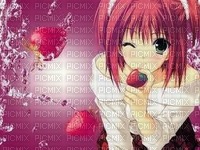 fraise manga et compagnie... - gratis png