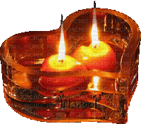 Kerzen, Herz - Bezmaksas animēts GIF