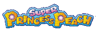 super princess peach logo - Δωρεάν κινούμενο GIF