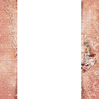 pink vintage glitter cadre love - GIF animé gratuit