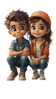 Child - couple - zdarma png