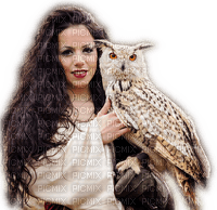 Rena Woman Owl Eule Frau - 免费PNG