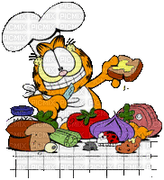MMarcia gif Garfield - Ingyenes animált GIF