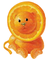 orange lion - png gratuito