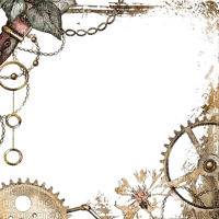 loly33 frame steampunk - Free PNG