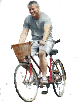 Riding my bike - Animovaný GIF zadarmo