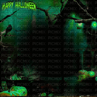 halloween fond vert gif-- halloween green bg - GIF animé gratuit