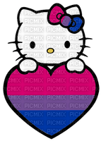 Bi Pride Hello Kitty Heart