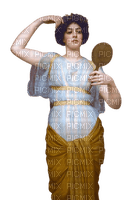 woman with mirror - png gratis