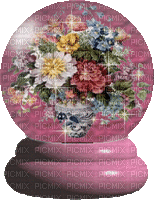flower globe - Gratis geanimeerde GIF