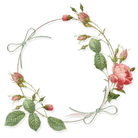 rose wreath Bb2 - gratis png
