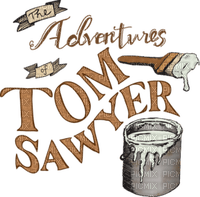 tom sawyer text - bezmaksas png