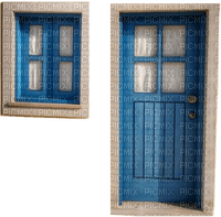 Tür mit Fenster - gratis png