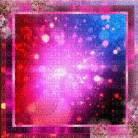 pink galaxy frame - GIF animado gratis