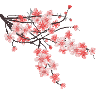 soave deco branch tree flowers spring oriental