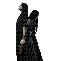 dolceluna gothic couple love rose - bezmaksas png