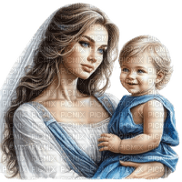 Mother and child - besplatni png