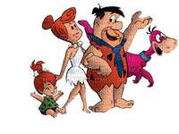 Kaz_Creations Cartoon The Flintstones - PNG gratuit