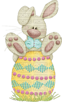 Osterhase auf Osterei - 免费PNG