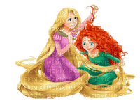 ✶ Rapunzel & Merida {by Merishy} ✶ - png ฟรี