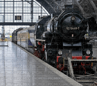 Rena Vintage Bahnhof Lokomotive Zug - PNG gratuit
