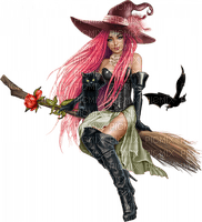 halloween hexe witch woman anime - bezmaksas png