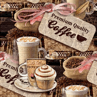 coffee background - GIF animé gratuit