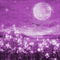 Y.A.M._Landscape background purple - GIF animado grátis