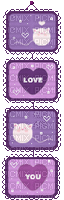 barre violette - 免费动画 GIF