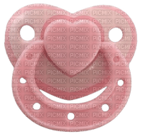 heart pacifier - gratis png