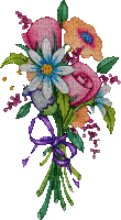 MMarcia gif glitter flores flowers - Gratis geanimeerde GIF